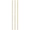 12 Pack: Metallic Gold Round Beads, 3mm by Bead Landing™